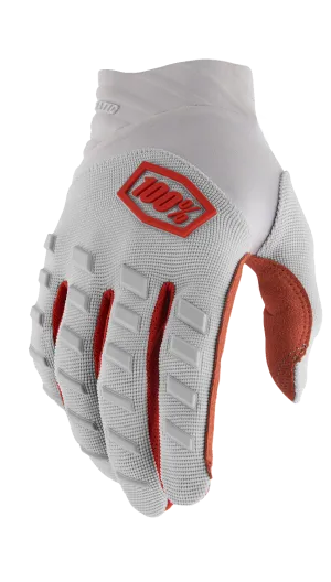 100% Airmatic Gloves - Silver - XL 10000-00043