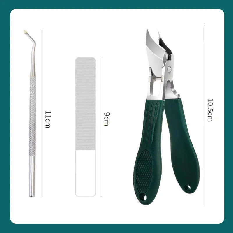 2025 Hot Sale Anti-Splash 25 Slant Edge Nail Clipper 3-Piece Set