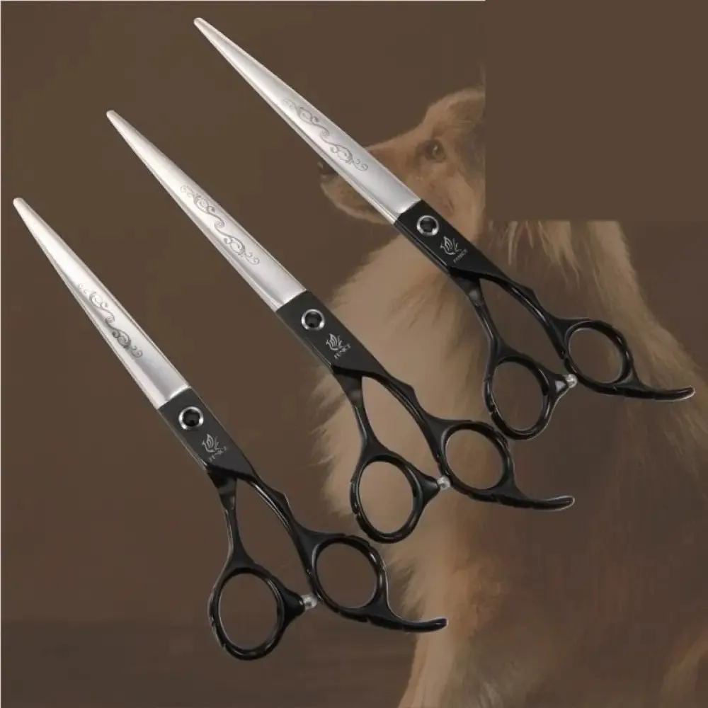 7 7.5 8 8.5 9 Inch Dog Scissors for Dog Grooming Straight Cutting Pet Grooming Shears