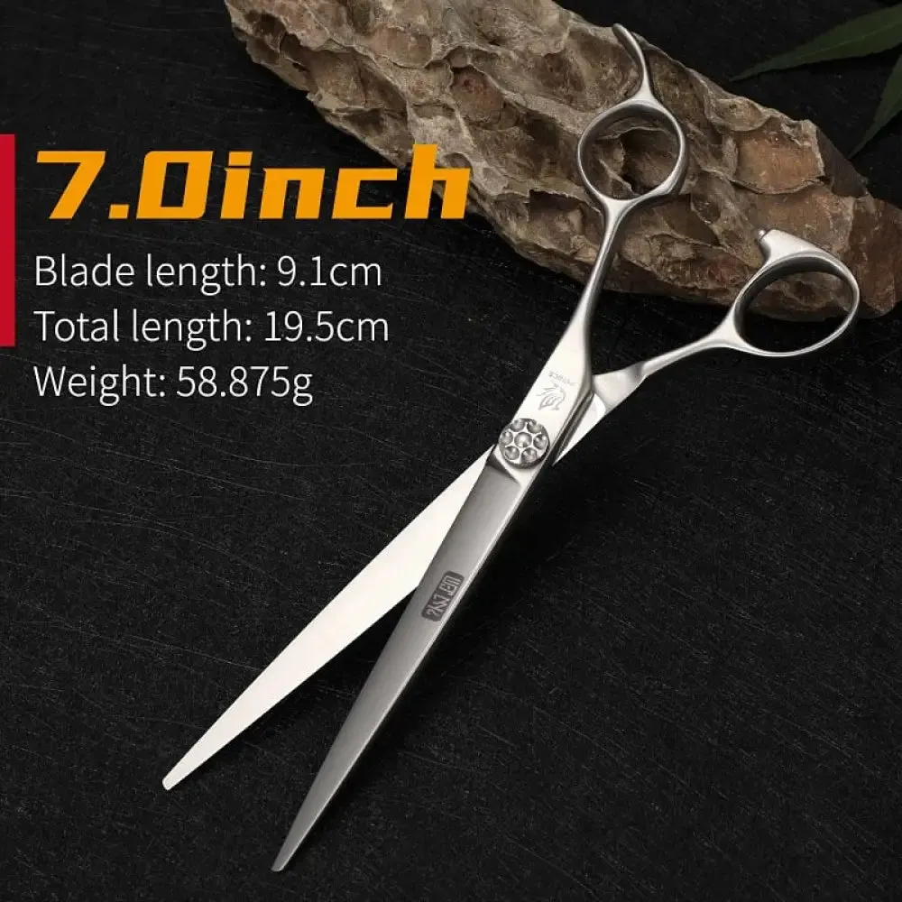 7 7.5 8 Inch Jp Vg 10 Steel Dog Grooming Scissors Bearing Screw Dog Cutting Scissors Grooming