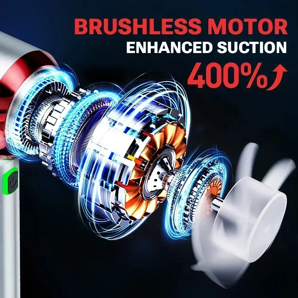 985000Pa Powerful Cordless Car Vacuum Cleaner Mini Handheld Blower For Home & Auto