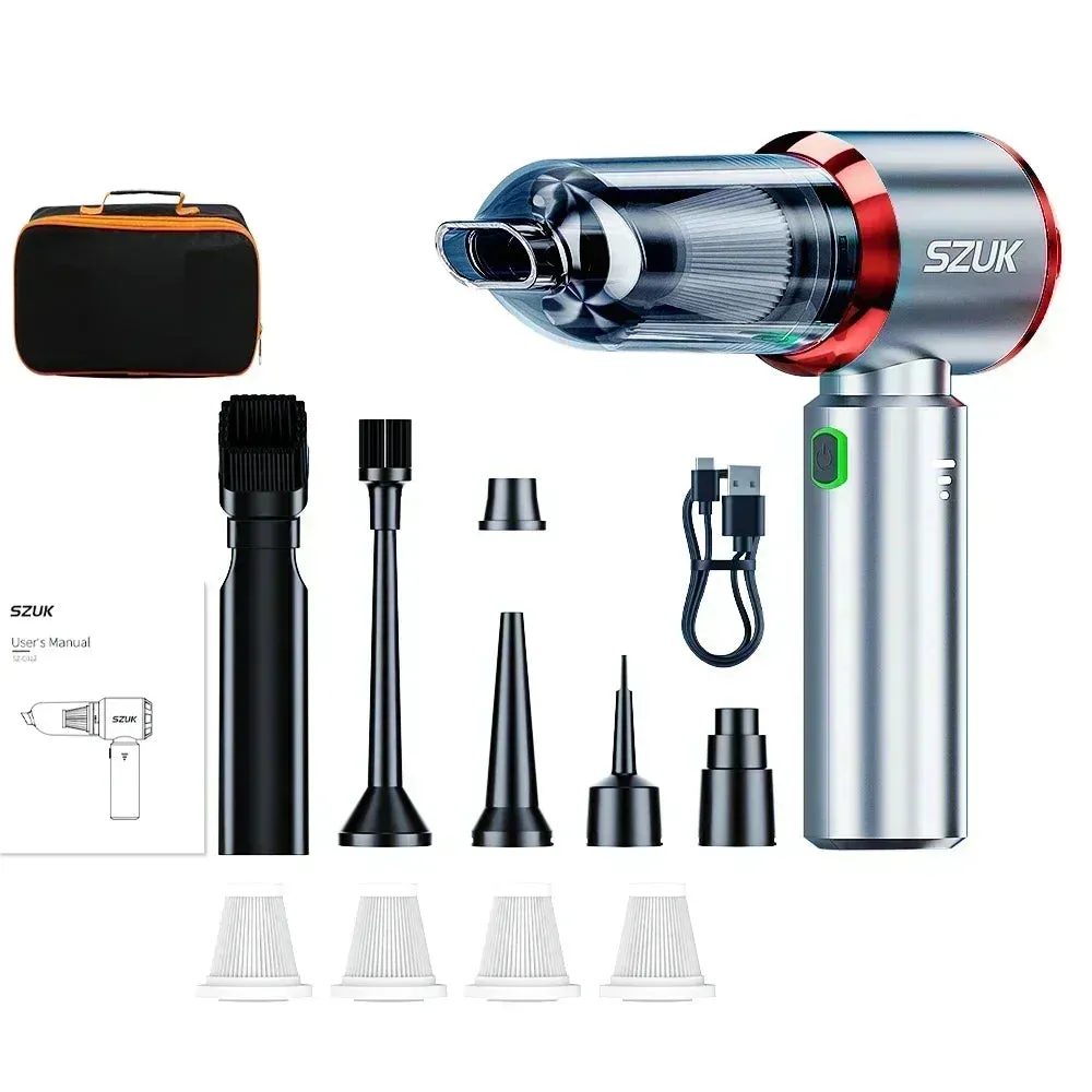 985000Pa Powerful Cordless Car Vacuum Cleaner Mini Handheld Blower For Home & Auto