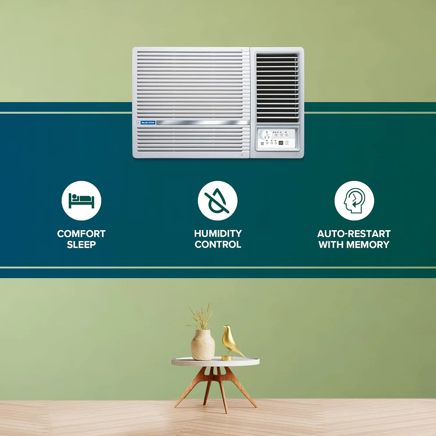 Blue Star WFD318L 1.5 Ton 3 Star Fixed Speed Window AC