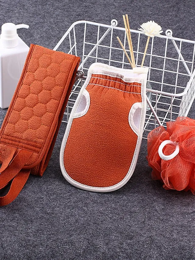 Body Wash Scrub Sponges For Body Brush For Back Exfoliating Washcloth Accessories For Baths Belt Shower Brushes Scrubber Sponge
