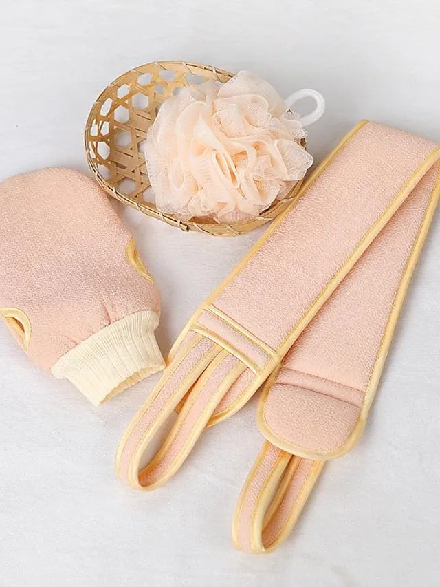 Body Wash Scrub Sponges For Body Brush For Back Exfoliating Washcloth Accessories For Baths Belt Shower Brushes Scrubber Sponge