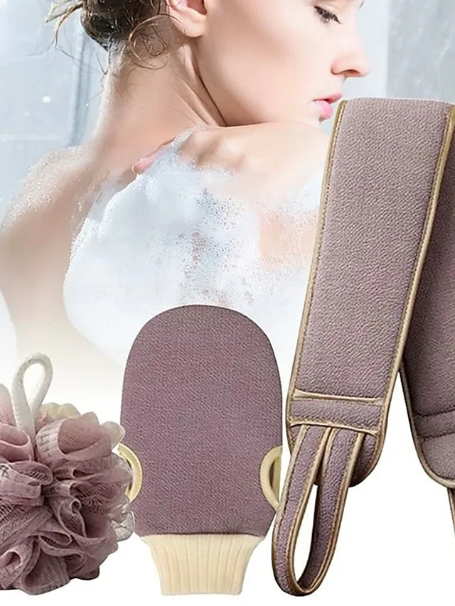 Body Wash Scrub Sponges For Body Brush For Back Exfoliating Washcloth Accessories For Baths Belt Shower Brushes Scrubber Sponge