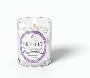 Candle - Votive 'smudge Lites' White Sage & Lavendar (4)