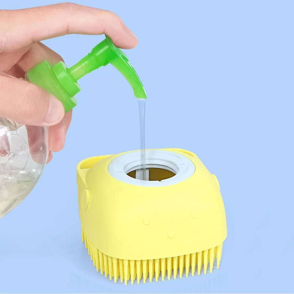 Cute Dog Cat Bath Brush
