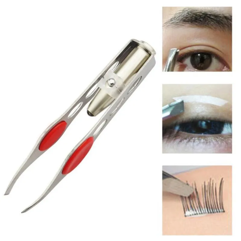 LED Eyebrow Tweezers