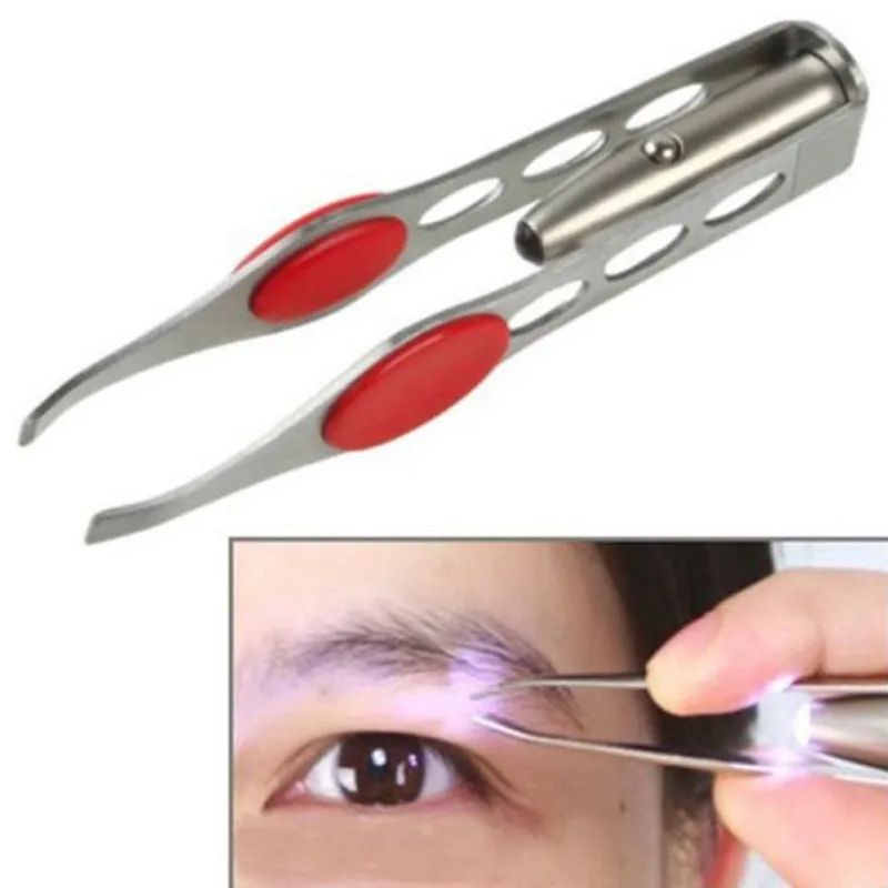 LED Eyebrow Tweezers