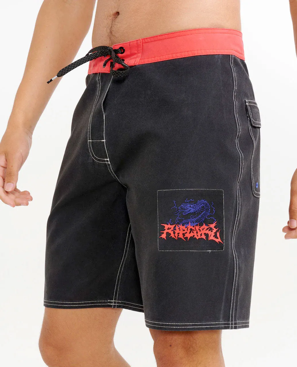Mirage Carnage 20" Boardshorts - Black
