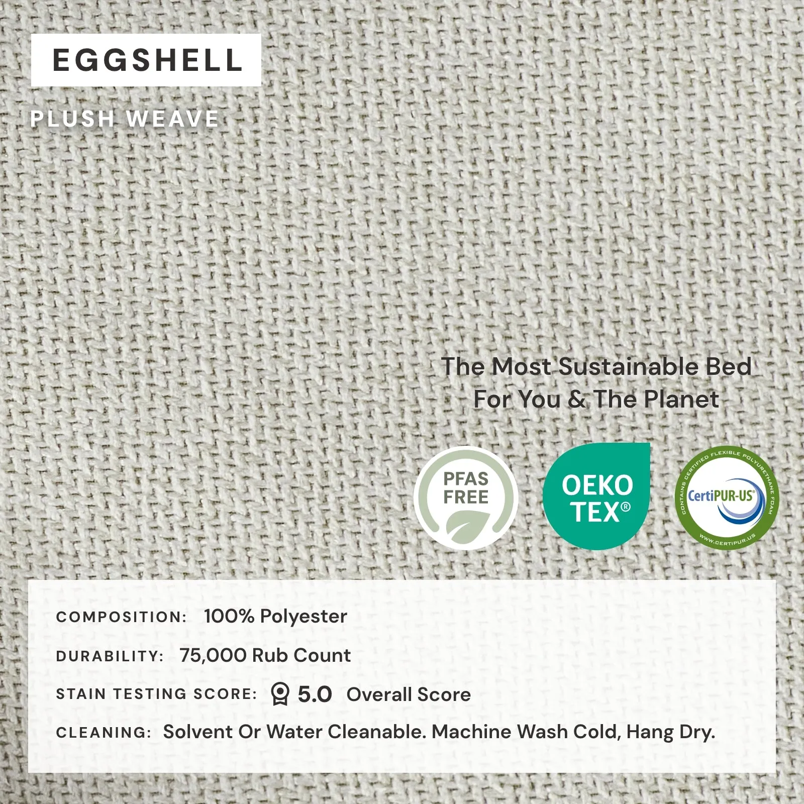 Modular Washable 6-Seater Open-Ends U-Sectional in Eggshell | Deluxe  Seat | Cloud Pillow