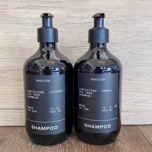 Preston Tea Tree Oil Infused Shampoo Leather
