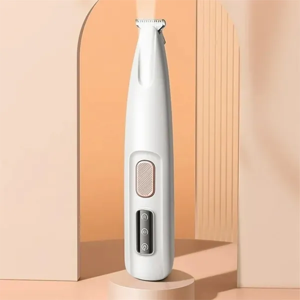Rechargeable Electric Hair Clipper Fur Trimmer for Cats and Dogs  Wide 18mm Blade for Grooming Paws, Eyes, Ears, Face & Tail