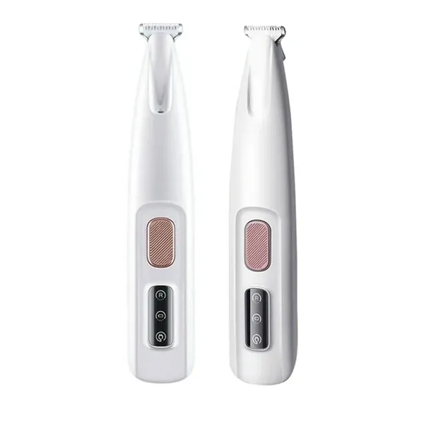 Rechargeable Electric Hair Clipper Fur Trimmer for Cats and Dogs  Wide 18mm Blade for Grooming Paws, Eyes, Ears, Face & Tail